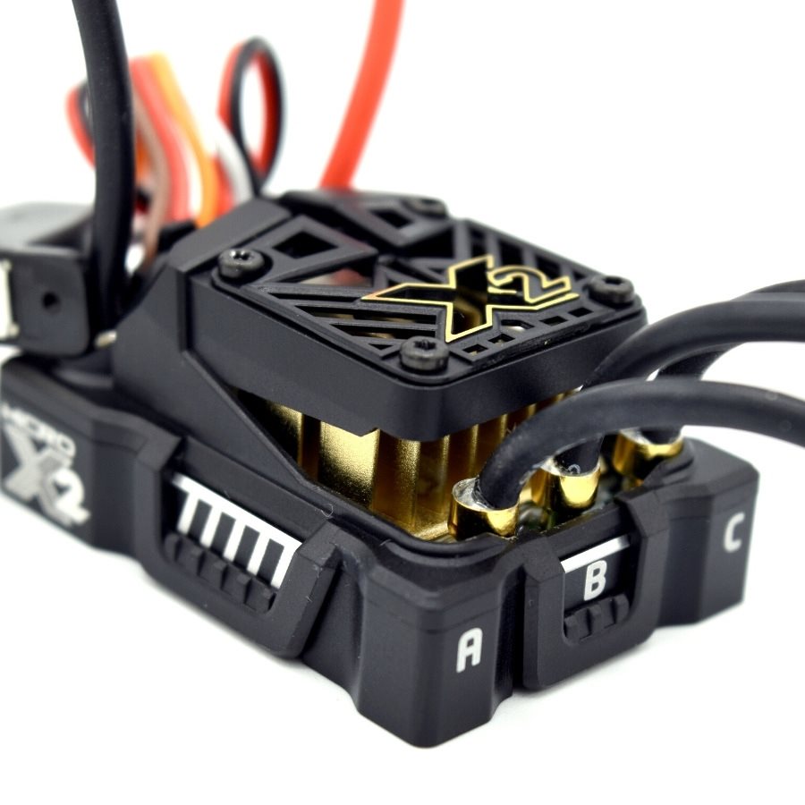 Castle Mamba Micro X2, 16.8V, WP Sensored ESC with 4.0mm Connectors