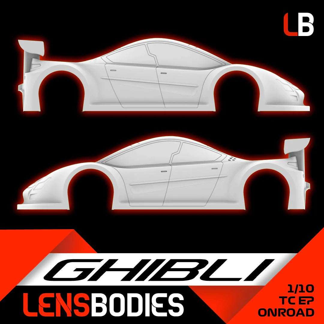 1/10 onroad 190mm body Light Weight Ghibli