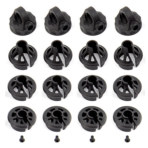 Associated 12mm Shock Caps and Spring Cups - Iron City RC Hobbies