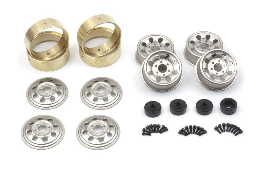 HPI Racing CS-8 Steel Beadlock Wheel 1.2in (Silver / 4pcs), for Venture18