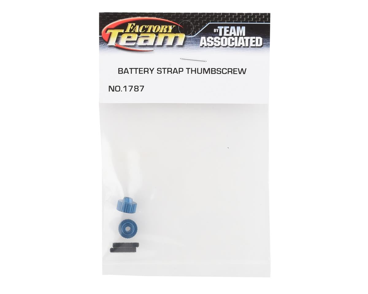 Team Associated Factory Team Battery Strap Thumbscrew - Iron City RC Hobbies