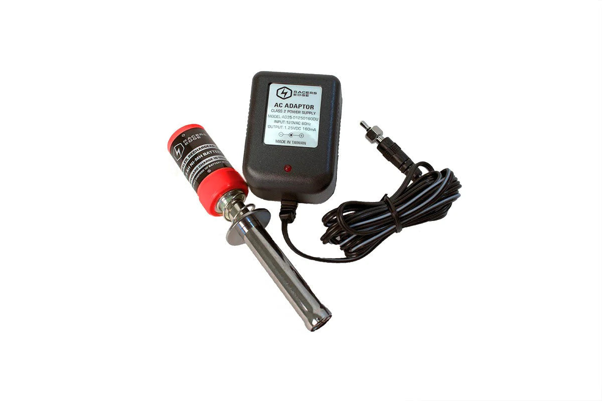 Racers Edge 1800 mAh NiMH Glow Igniter with Charger - Iron City RC Hobbies