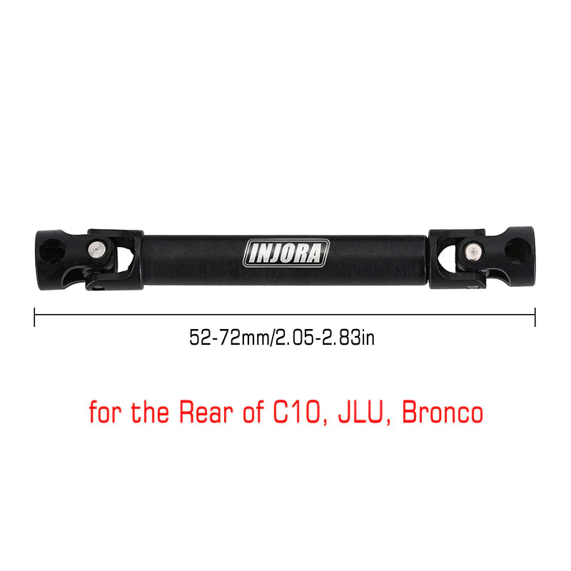 INJORA 1PCS Hardened Steel Center Drive Shaft For SCX24 - Iron City RC Hobbies