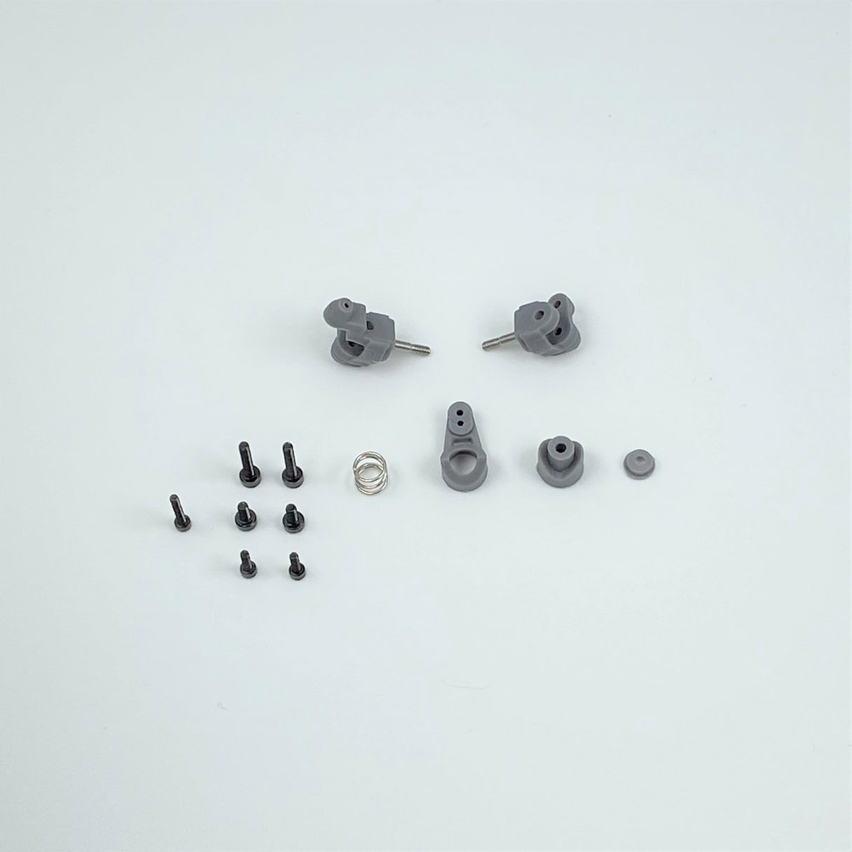 1RC FR Spindles & Servo Saver, 1/18 Mid, Spr, EDM - Iron City RC Hobbies