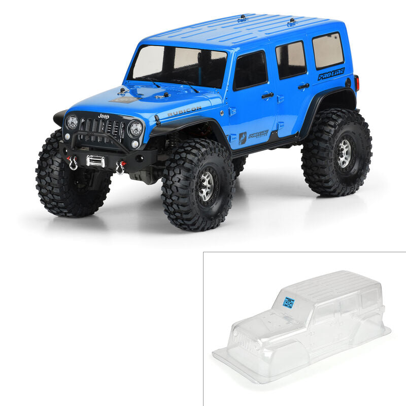 Pro-Line 1/10 Jeep Wrangler Unlimited Rubicon Clear Body 12.8" WB TRX-4 - Iron City RC Hobbies
