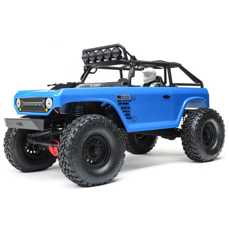 Axial 1/10 SCX10 II Deadbolt 4X4 Brushed RTR, Blue Item No. - Iron City RC Hobbies