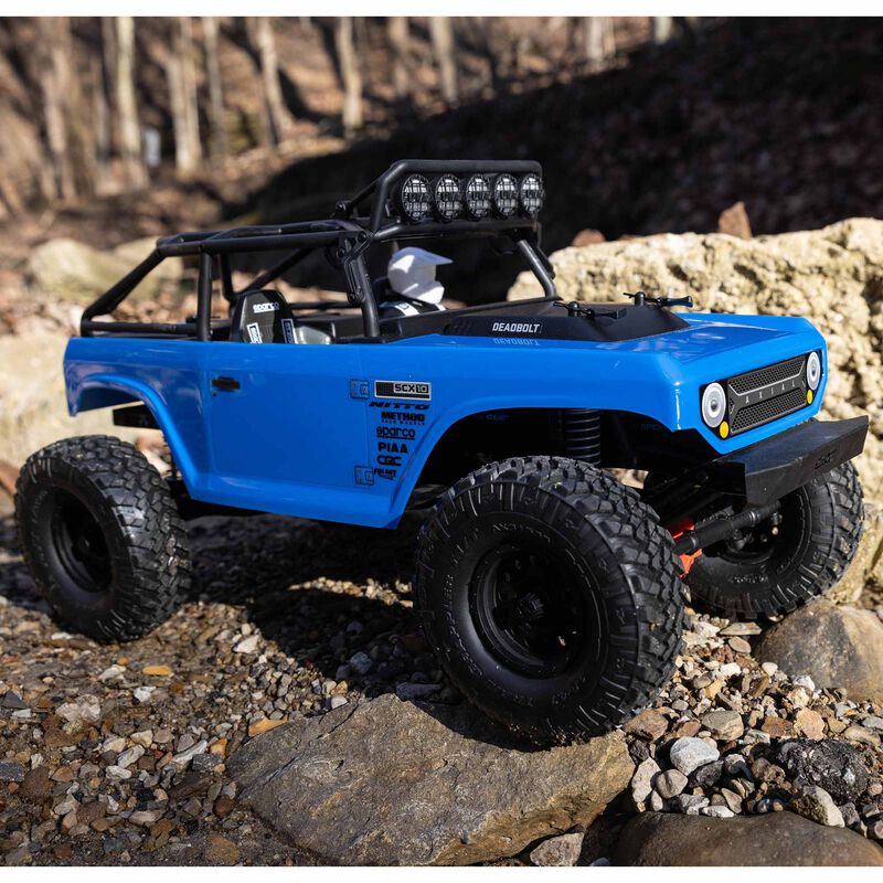 Axial 1/10 SCX10 II Deadbolt 4X4 Brushed RTR, Blue Item No. - Iron City RC Hobbies