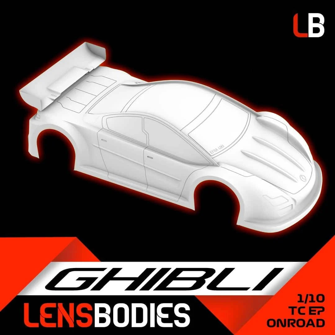 1/10 onroad 190mm body Light Weight Ghibli
