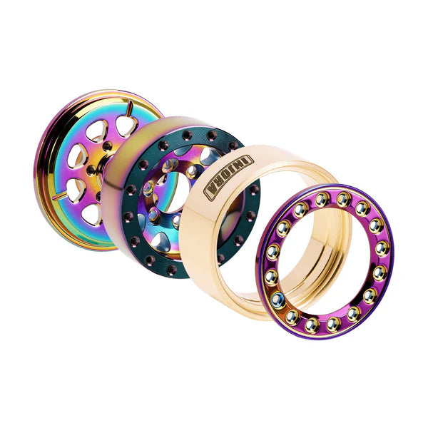 INJORA 1.0" Brass -3.75mm Offset Wheels for Micro Crawlers