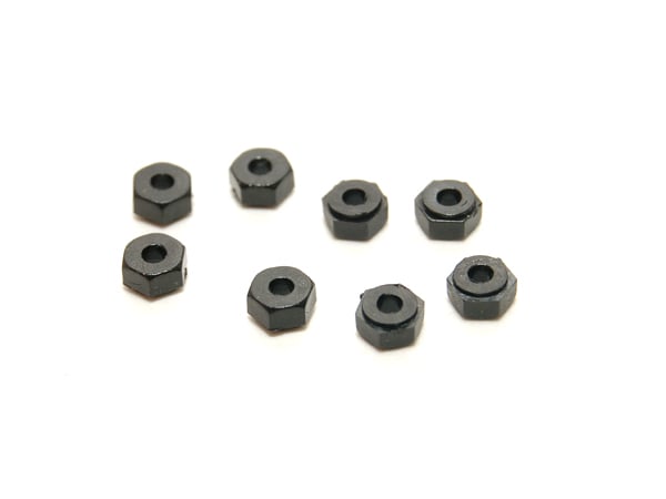PN Racing Mini-Z 2mm Nylon Wheel Nuts (8pcs) - Iron City RC Hobbies