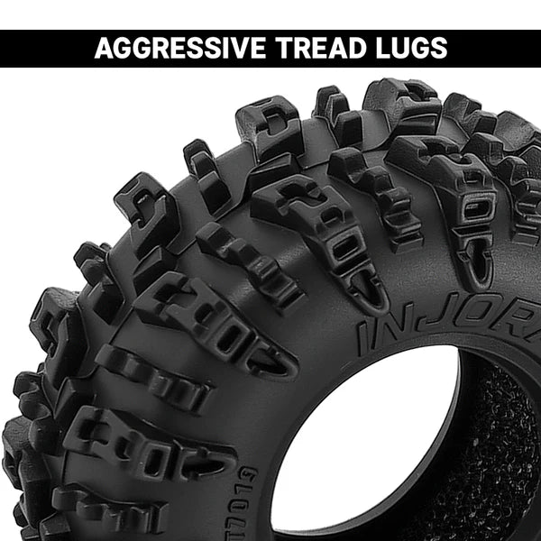 INJORA 0.7" 36*14mm Swamp Claw Tires for 1/30 SCX30 (T7019) (4)