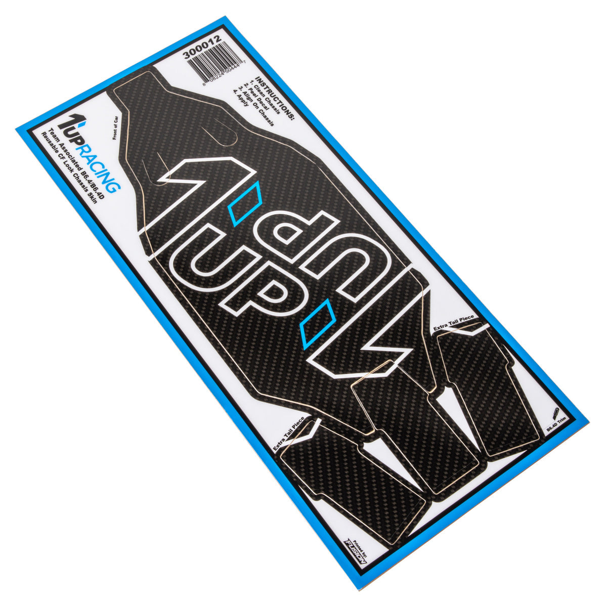 1UP RACING CF LOOK CHASSIS SKIN - AE B6.4/B6.4D - Iron City RC Hobbies