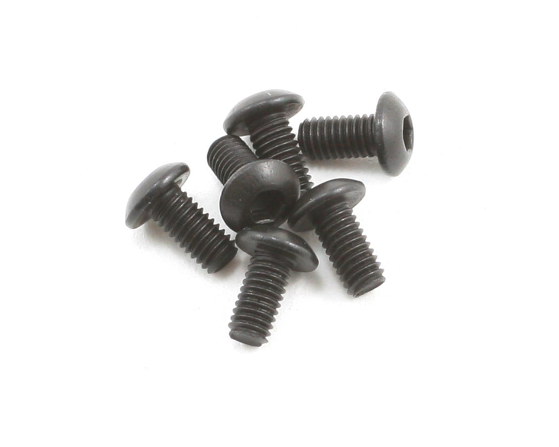 Team Associated 3x0.5x6mm Button Head Screw (6) - Iron City RC Hobbies
