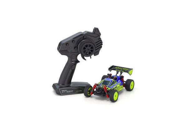 MINI-Z Buggy Ready set INFERNO MP9 TKI Blue / Yellow - Iron City RC Hobbies