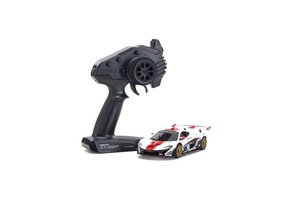MINI-Z RWD Series Ready Set McLaren P1™ GTR White/Red 32324WR - Iron City RC Hobbies