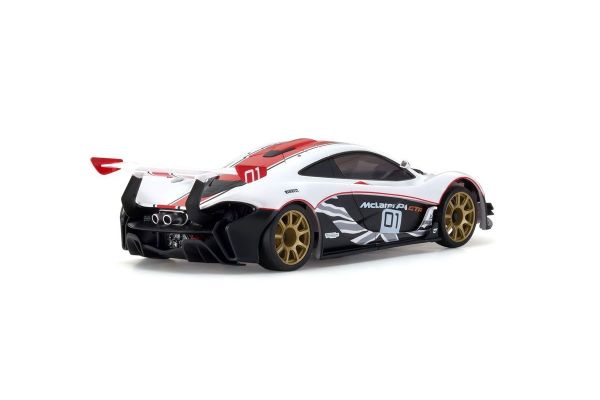 MINI-Z RWD Series Ready Set McLaren P1™ GTR White/Red 32324WR - Iron City RC Hobbies