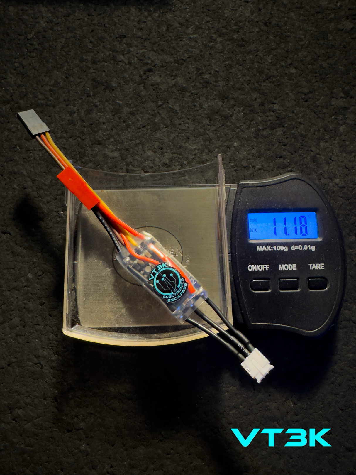 VT3K Escape32 VT3k ESC 1/24 &1/18 (Red/JST 7.4)