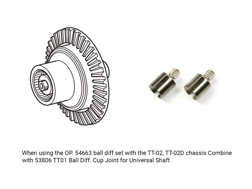 Tamiya RC UNIVERSAL SHAFT ASSEMBLY - Iron City RC Hobbies