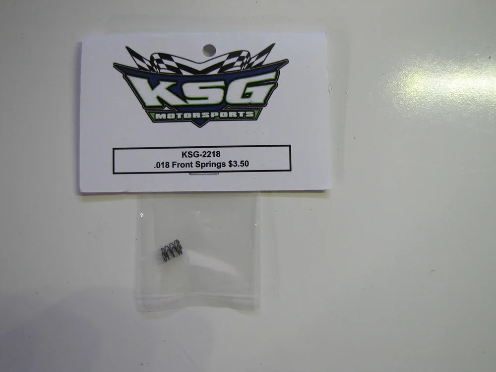 KSG 0.018 Front Springs (2) - Iron City RC Hobbies