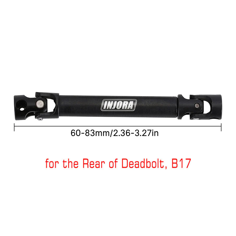 INJORA 1PCS Hardened Steel Center Drive Shaft For SCX24 - Iron City RC Hobbies