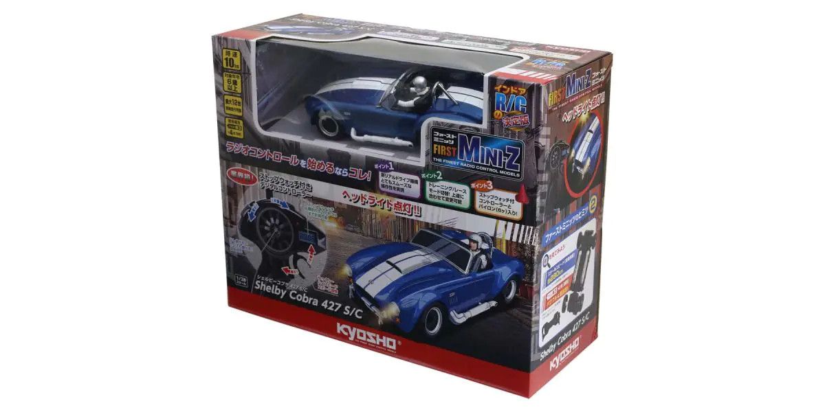 Kyosho FIRST Mini-Z Shelby Cobra Daytona Blue - Iron City RC Hobbies