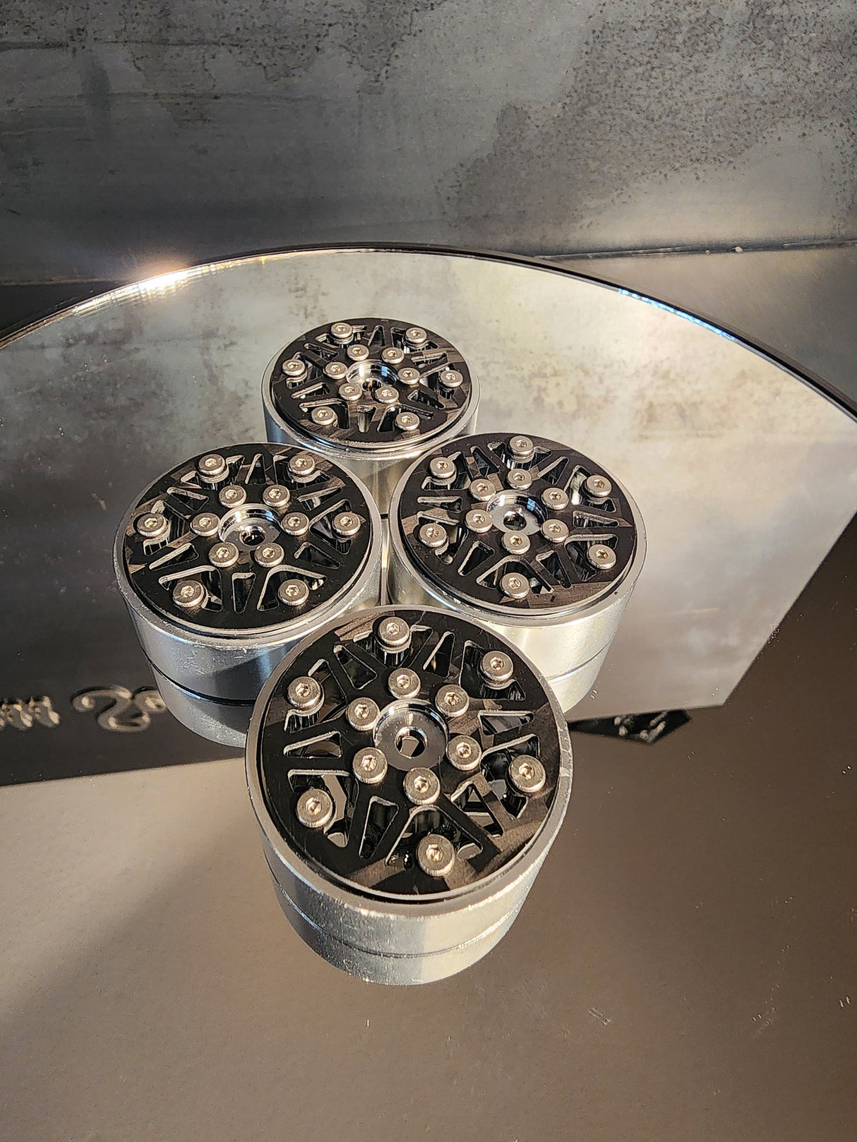 Stainless 24 1.3" Forged Carbon Wheel Set