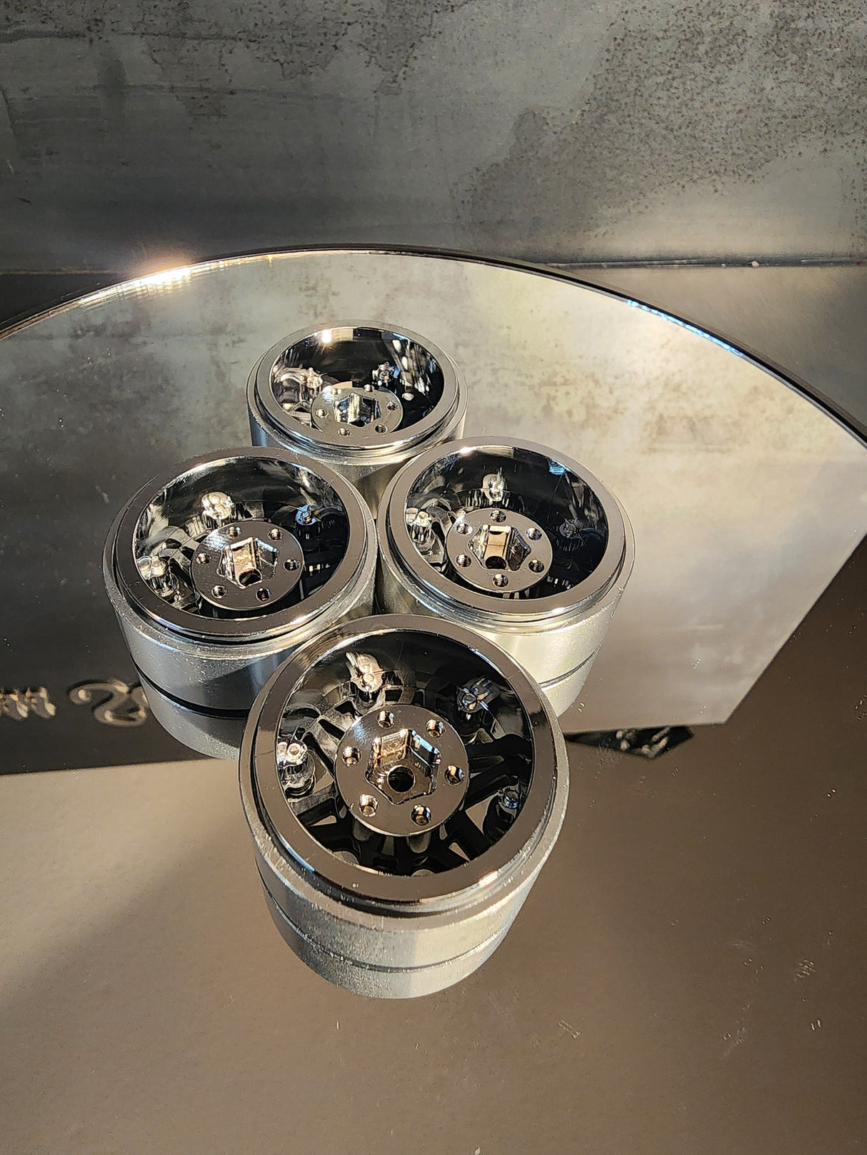 Stainless 24 1.3" Forged Carbon Wheel Set