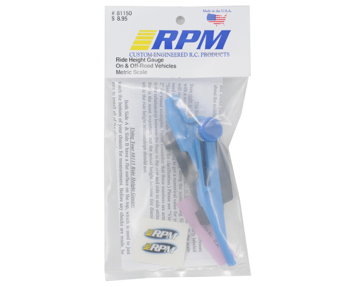 RPM Metric Ride Height Gauge - Iron City RC Hobbies