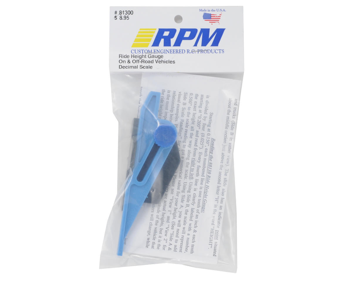 RPM Ride Height Gauge (Decimal Scale) - Iron City RC Hobbies