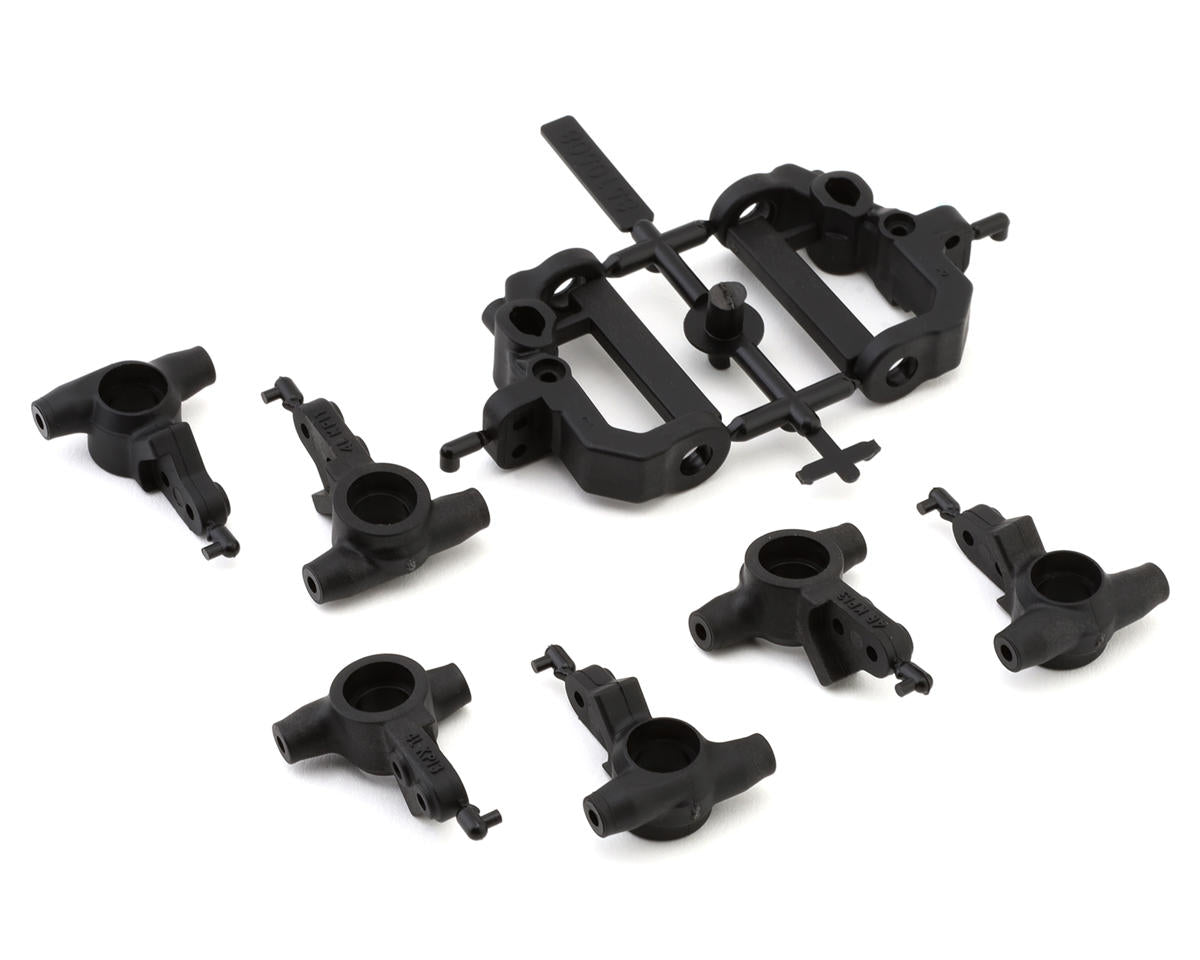 Team Associated RC10B7 Caster and Steering Blocks Set - Iron City RC Hobbies