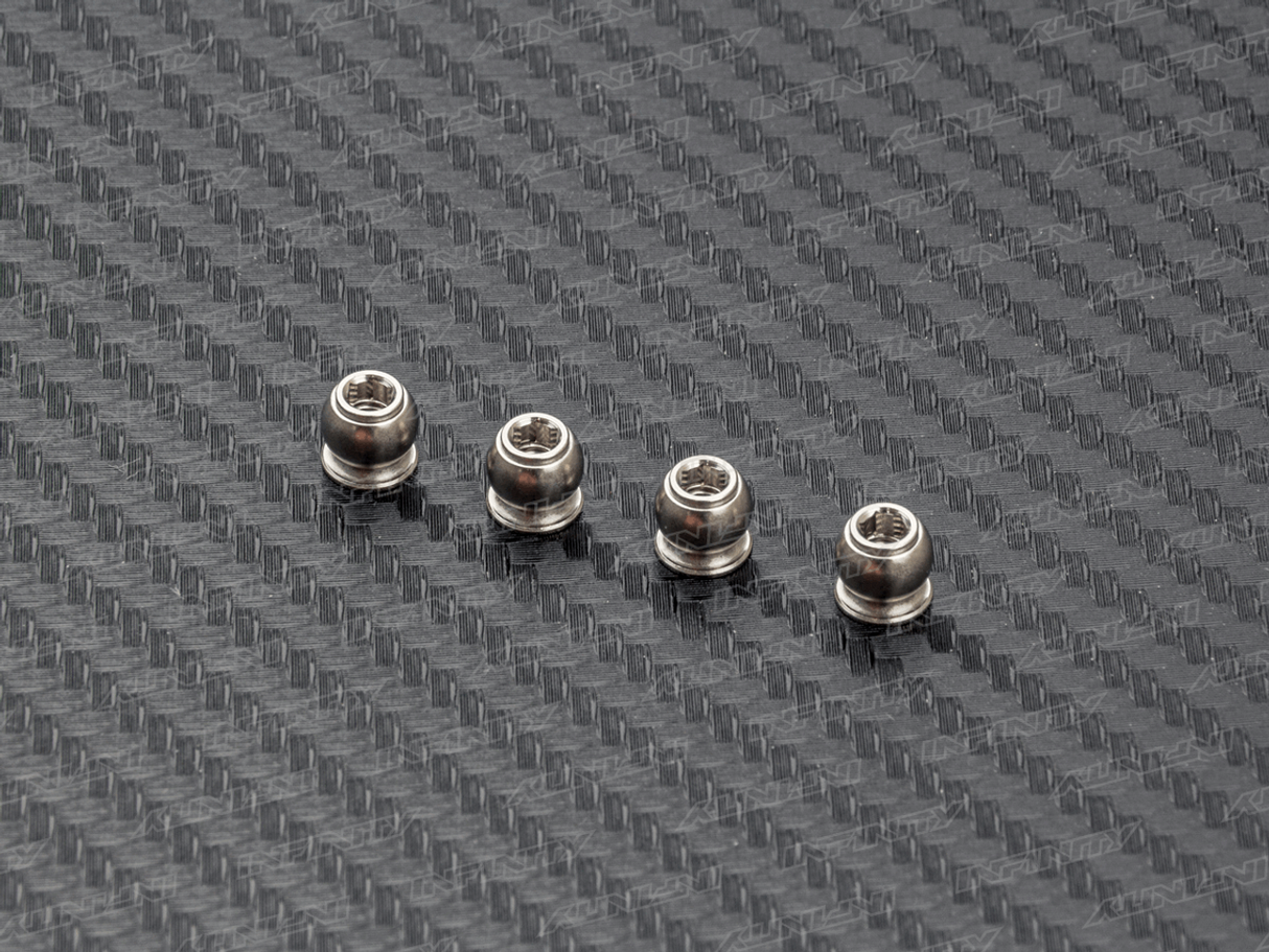 ALUMINUM FLANGE BALL 5.8mm (Short) 4pcs
