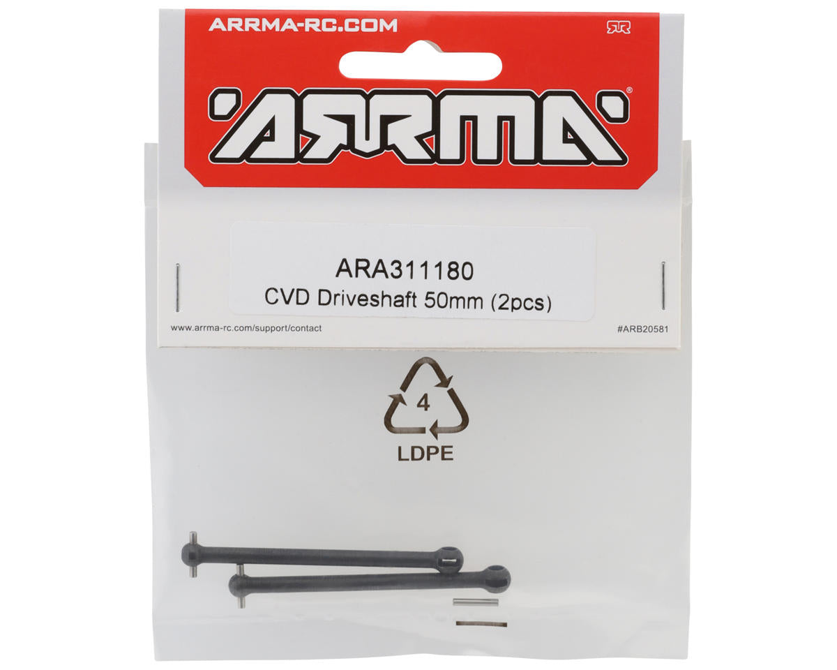 Arrma 50mm CVD Driveshaft (2) - Iron City RC Hobbies