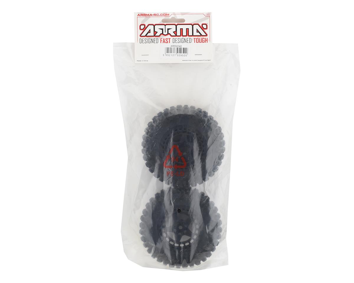 Arrma dBooots Fortress SC Tire Set Glued Black (2) - Iron City RC Hobbies