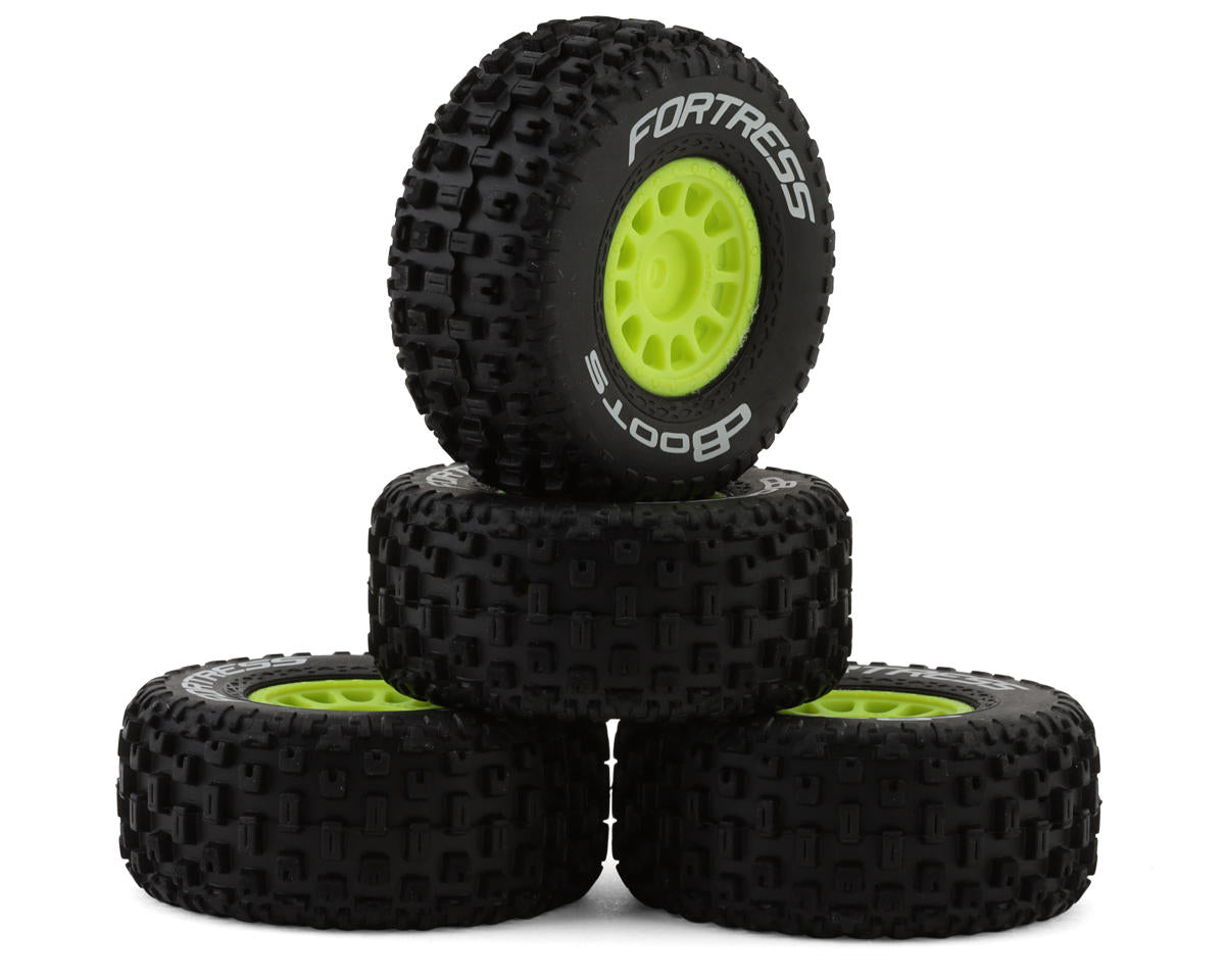 Arrma Mojave Grom dBoots 'Fortress' Pre-Mounted Tires (Yellow) (4) - Iron City RC Hobbies