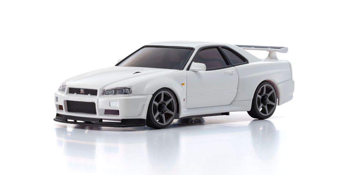 Kyosho ASC MA-020 Nissan Skyline GT-R V.spec II Nur (R34) White - Iron City RC Hobbies
