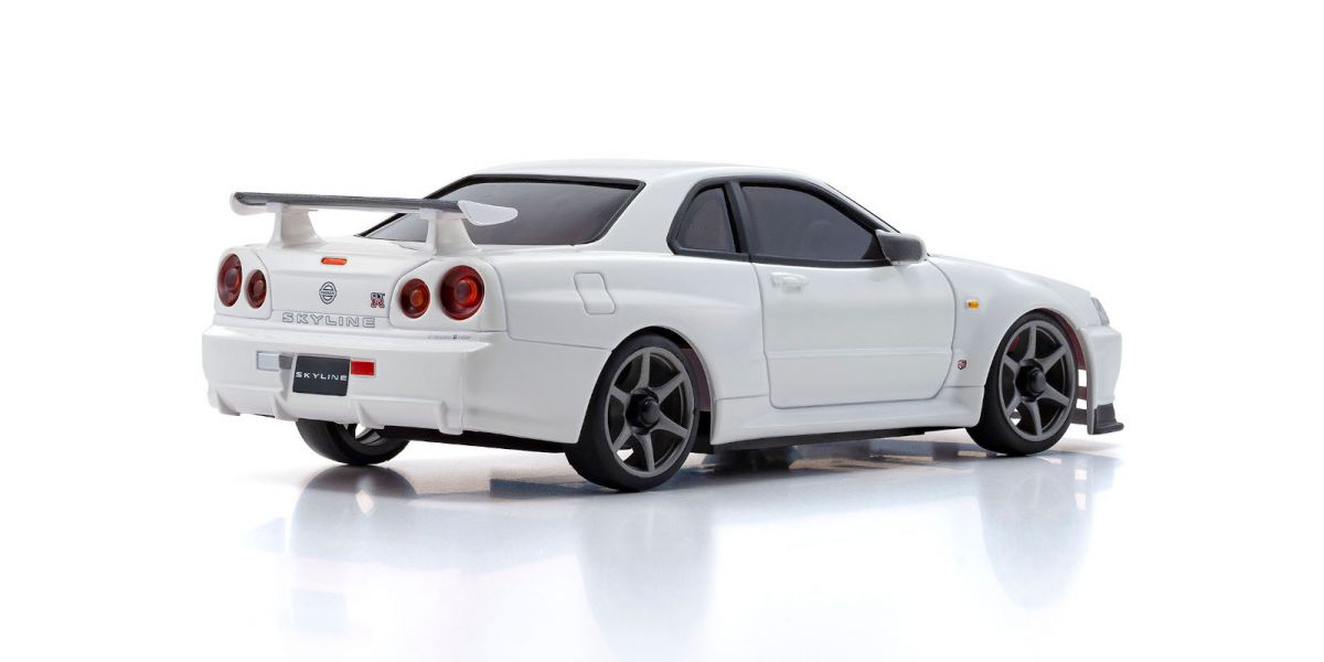 Kyosho ASC MA-020 Nissan Skyline GT-R V.spec II Nur (R34) White - Iron City RC Hobbies