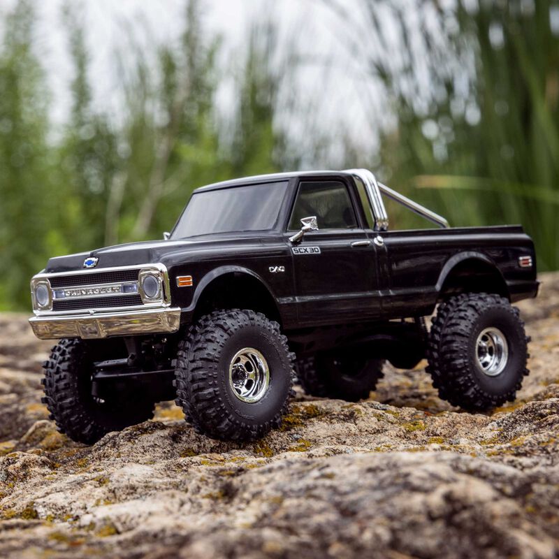Axial 1/30 SCX30 Chevrolet K10 4X4 RTR Brushed Rock Crawler (Battery & Charger Included) (Choose Color)