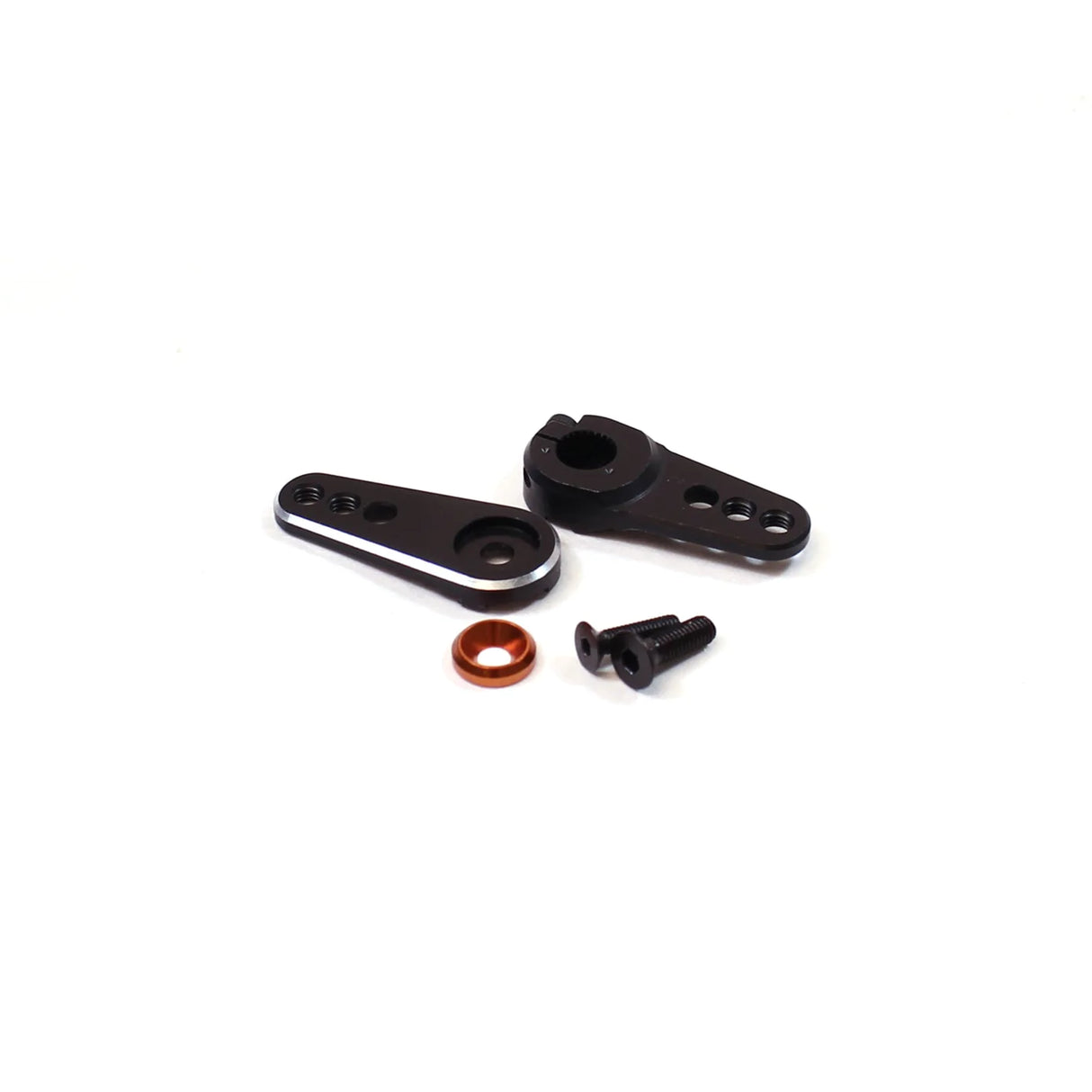 Racers Edge Aluminum Clamping Adjustable Double Servo Arm, 25 Tooth, for Savox or Futaba - Iron City RC Hobbies