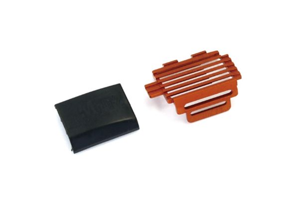 Kyosho Aluminum Motor Cover (MINI-Z AWD/Orange) - Iron City RC Hobbies