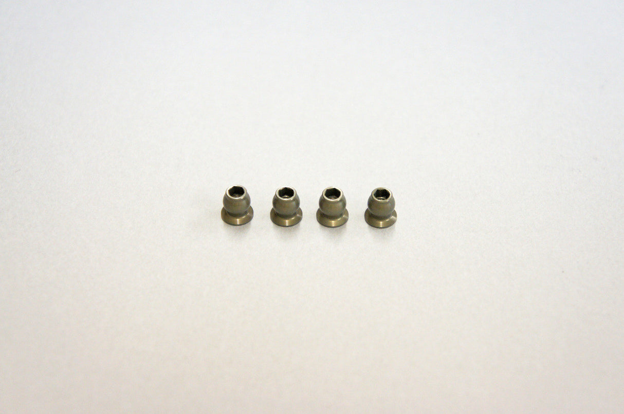 Mugen Aluminum Pivot Ball 6mm (4pcs) - Iron City RC Hobbies