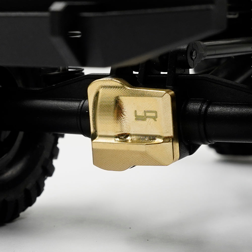 Yeah Racing BRASS FRONT / REAR DIFF COVER 13G FITS TRX-4M - Iron City RC Hobbies