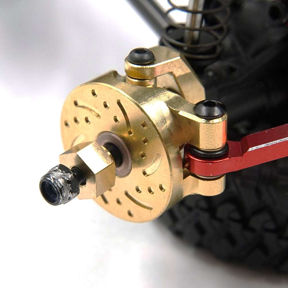 BRASS STEERING KNUCKLES 20G EACH FITS TRX-4M