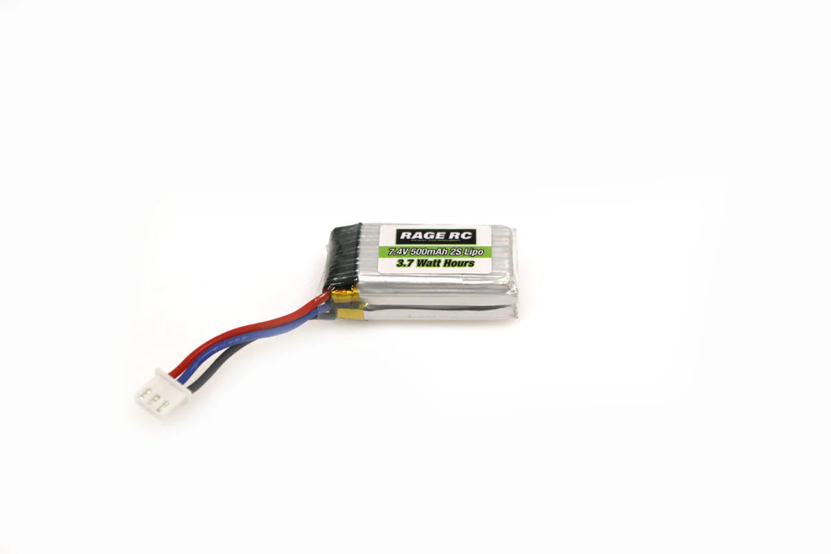 Rage RC 7.4V 500mAh LiPo Battery; Mini Trek - Iron City RC Hobbies