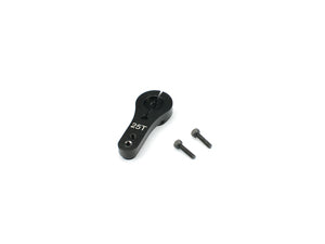 Carisma Aluminum Clamping Servo Arm, 25 Tooth, Black: SCA-1E Series - Iron City RC Hobbies