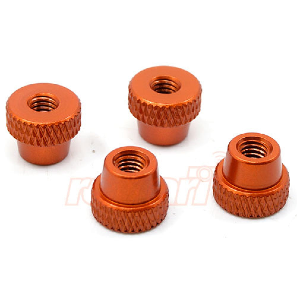 Yeah Racing Car Setup System Lock Nut for YT- 0140 Orange - Iron City RC Hobbies