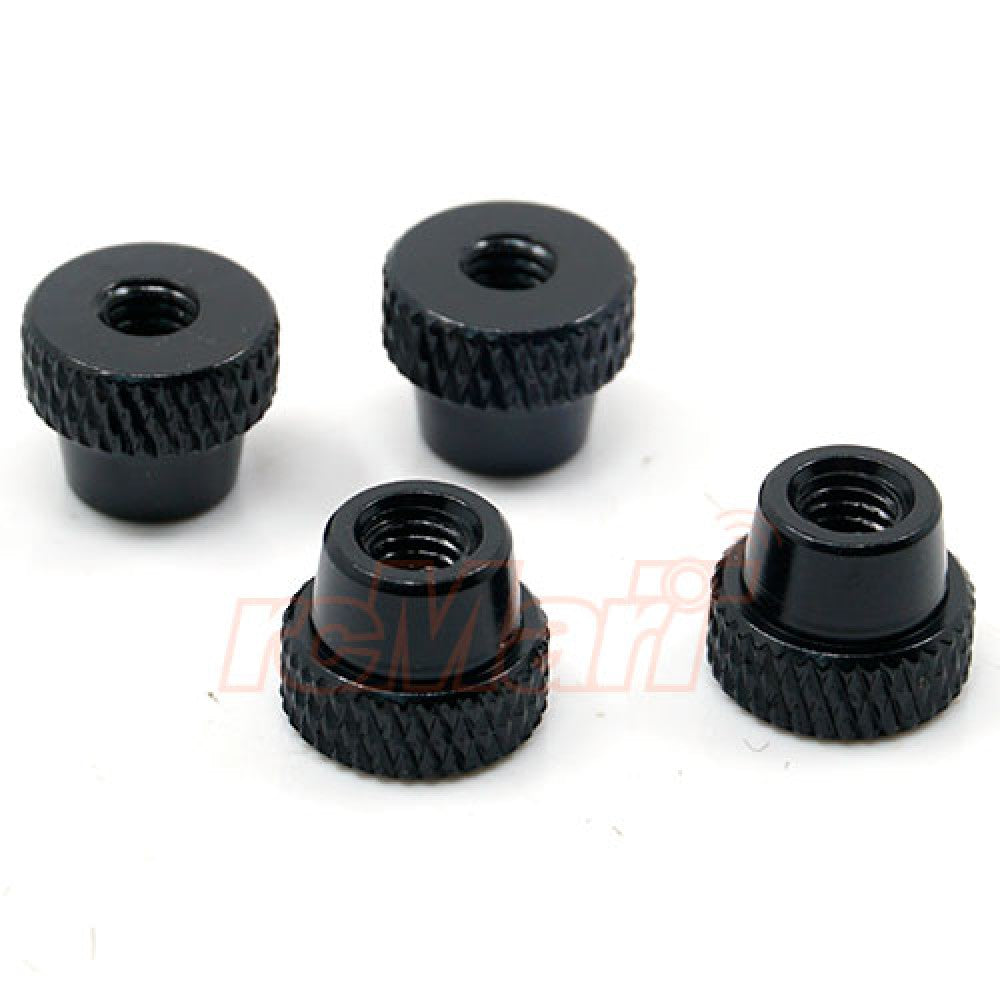 Yeah Racing Car Setup System Lock Nut for YT- 0140 Black - Iron City RC Hobbies