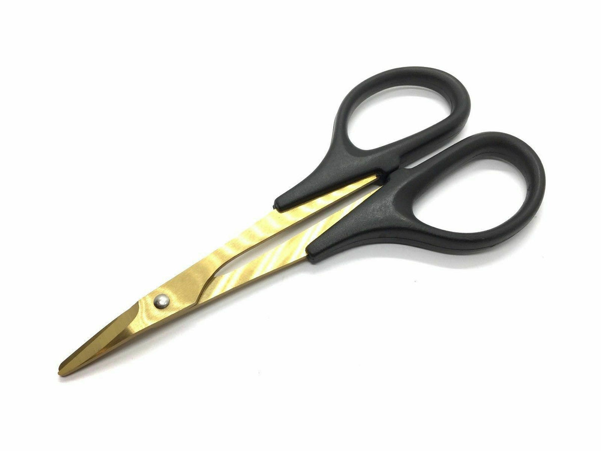 ICRC Curved Big Lexan Scissors Gold - Iron City RC Hobbies