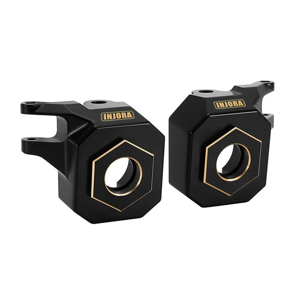 INJORA 2PCS Brass Steering Knuckles for 1/10 Axial SCX10 III CJ7