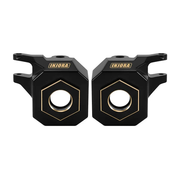 INJORA 2PCS Brass Steering Knuckles for 1/10 Axial SCX10 III CJ7