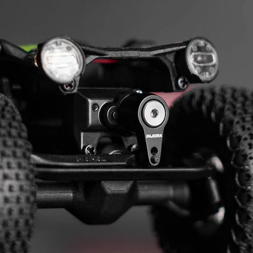 INJORA Black Brass Steering Links for 1/30 Axial SCX30
